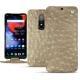 Custodia in pelle OnePlus 6 - Autruche desert
