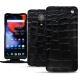 Capa em pele OnePlus 6 - Crocodile nero