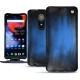 Housse cuir OnePlus 6 - Bleu Patine