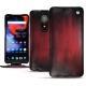 Housse cuir OnePlus 6 - Rouge Patine