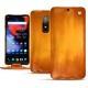 Capa em pele OnePlus 6 - Orange Patine