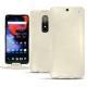 Custodia in pelle OnePlus 6 - Blanc escumo