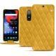 Housse cuir OnePlus 6 - Jaune soulèu - Couture