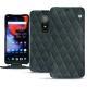 Capa em pele OnePlus 6 - Blu marino - Couture