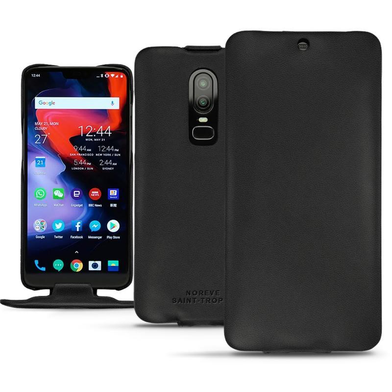 レザーケース OnePlus 6 - Noir PU
