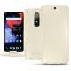 Capa em pele OnePlus 6 - Blanc PU