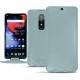 Capa em pele OnePlus 6 - Bleu Ciel PU
