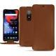 Capa em pele OnePlus 6 - Marron PU