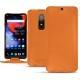 OnePlus 6 leather case - Orange PU
