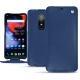 Capa em pele OnePlus 6 - Bleu frisson