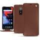Lederschutzhülle OnePlus 6 - Marron délicat