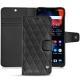 Custodia in pelle OnePlus 6 - Noir - Couture ( Nappa - Black ) 