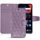 Lederschutzhülle OnePlus 6 - Lilas - Couture ( Nappa - Pantone 2645U ) 