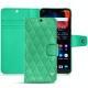 가죽 커버 OnePlus 6 - Menthe vintage - Couture