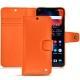 가죽 커버 OnePlus 6 - Orange fluo