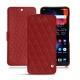 Funda de piel OnePlus 6 - Tomate - Couture ( Pantone 187C ) 
