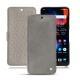 Housse cuir OnePlus 6 - Acier vintage ( Pantone 403C ) 