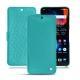 Lederschutzhülle OnePlus 6 - Bleu fluo