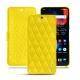 レザーケース OnePlus 6 - Jaune fluo - Couture