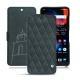 Housse cuir OnePlus 6 - Blu marino - Couture