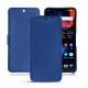 OnePlus 6 leather case - Bleu Océan PU