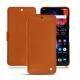 OnePlus 6 leather case - Orange vibrant