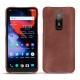 Coque cuir OnePlus 6 - Passion vintage ( Glutton - Red ) 