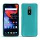 Capa em pele OnePlus 6 - Bleu fluo