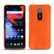 Capa em pele OnePlus 6 - Orange fluo