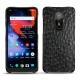 Capa em pele OnePlus 6 - Autruche nero