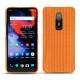 가죽 커버 OnePlus 6 - Abaca arancio