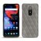 Capa em pele OnePlus 6 - Acier vintage - Couture