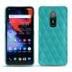 가죽 커버 OnePlus 6 - Bleu fluo - Couture
