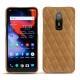 Capa em pele OnePlus 6 - Castan esparciate - Couture