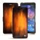 Housse cuir Nokia 7 Plus - Fauve Patine