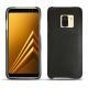 Coque cuir Samsung Galaxy A8 (2018) - Noir ( Nappa - Black ) 