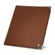 Menu ristorante sistema a vite - Marron ( Nappa - Pantone 1615C ) 