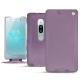 Housse cuir Sony Xperia XZ2 Premium - Lilas ( Nappa - Pantone 2645U ) 