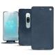 Custodia in pelle Sony Xperia XZ2 Premium - Jean vintage ( Roughtcut - Pantone 285U  ) 