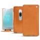 Sony Xperia XZ2 Premium leather case - Mandarine vintage ( Pantone 165C ) 