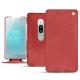 Housse cuir Sony Xperia XZ2 Premium - Cerise vintage ( Pantone 185C ) 