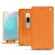 Housse cuir Sony Xperia XZ2 Premium - Abaca arancio