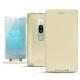 Sony Xperia XZ2 Premium leather case - Beige PU