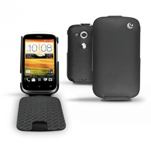 Housse cuir HTC Desire C 