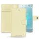Capa em pele Sony Xperia XZ2 Premium - Beige ( Nappa - Pantone 7502C ) 