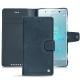 Custodia in pelle Sony Xperia XZ2 Premium - Jean vintage ( Roughtcut - Pantone 285U  ) 