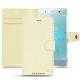 가죽 커버 Sony Xperia XZ2 Premium - Ivoire ( Sleek P C12 - White ) 