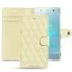 가죽 커버 Sony Xperia XZ2 Premium - Beige - Couture ( Nappa - Pantone 7502C ) 