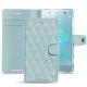 Custodia in pelle Sony Xperia XZ2 Premium - Bleu ciel - Couture ( Nappa - Pantone 277C ) 