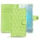 Custodia in pelle Sony Xperia XZ2 Premium - Vert olive - Couture ( Nappa - Pantone 578U ) 